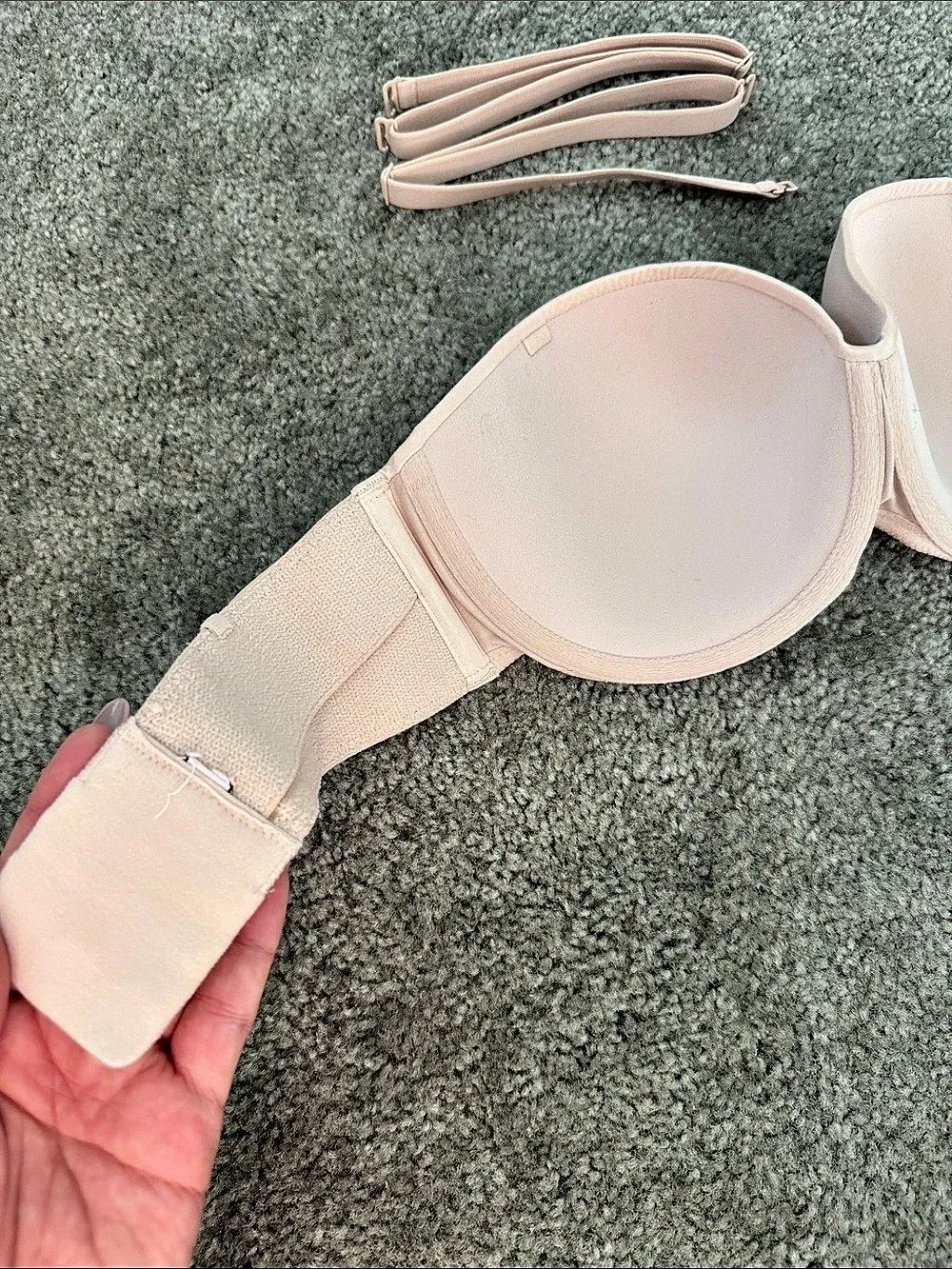Victoria's Secret Convertible Bra in beige